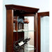 ORTLEY Walnut Curio - Marjories Furniture (Las Vegas, NV)