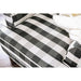 Patricia Ivory/Black Stripe Chair - Marjories Furniture (Las Vegas, NV)
