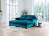 PEREGRINE Sectional, Teal - Marjories Furniture (Las Vegas, NV)