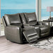 PHINEAS Power Loveseat, Gray - Marjories Furniture (Las Vegas, NV)