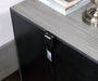 RAIDEN Night Stand w/ USB, Gray - Marjories Furniture (Las Vegas, NV)
