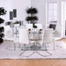 Richfield I Silver/Chrome Dining Table - Marjories Furniture (Las Vegas, NV)