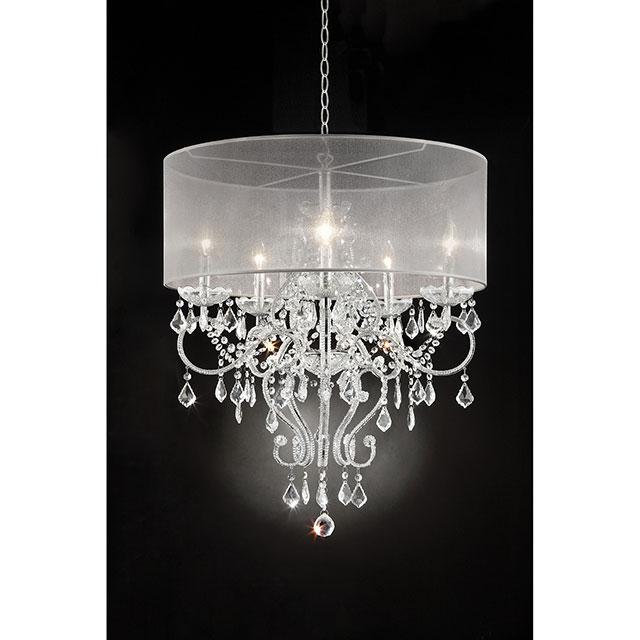 Rigel Silver 31 1/2"H Ceiling Lamp - Marjories Furniture (Las Vegas, NV)