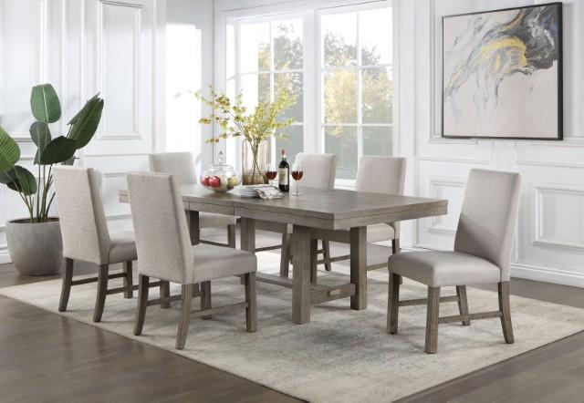 SAN ANTONIO Dining Table w/ 1 X 18" Leaf - Marjories Furniture (Las Vegas, NV)