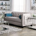 Silvan Gray Love Seat - Marjories Furniture (Las Vegas, NV)