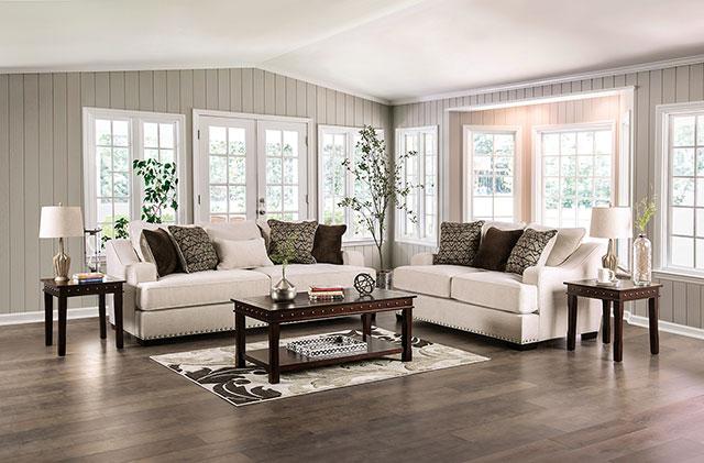 SONORA Loveseat, Beige - Marjories Furniture (Las Vegas, NV)
