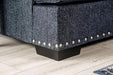 SONORA Loveseat, Dark Navy - Marjories Furniture (Las Vegas, NV)