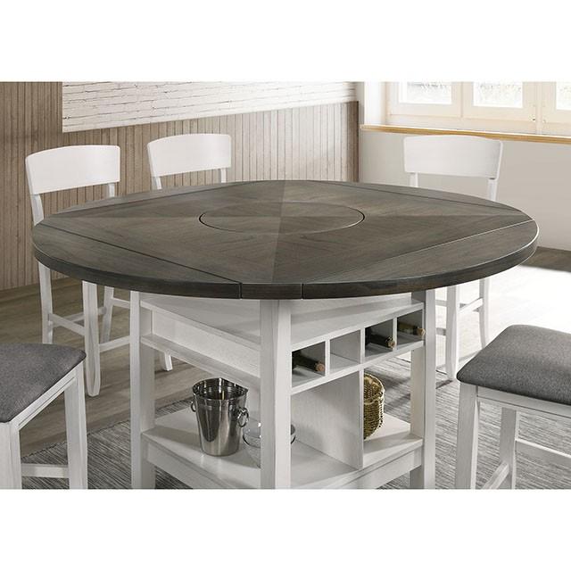 STACIE Counter Ht. Round Dining Table - Marjories Furniture (Las Vegas, NV)