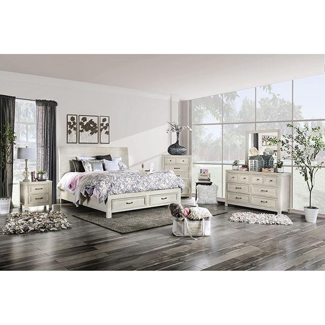 Tywyn Antique White Mirror - Marjories Furniture (Las Vegas, NV)