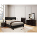 Velen Black Cal.King, E.King, Full, & Twin Bed Black & White - Marjories Furniture (Las Vegas, NV)