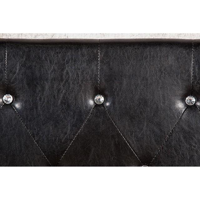 Velen Black Cal.King, E.King, Full, & Twin Bed Black & White - Marjories Furniture (Las Vegas, NV)