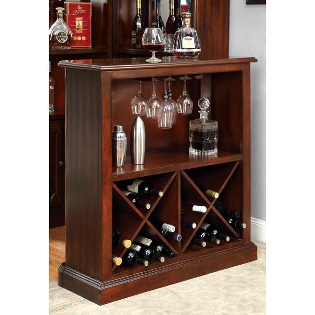 VOLTAIRE Dark Cherry Bar Table - Marjories Furniture (Las Vegas, NV)