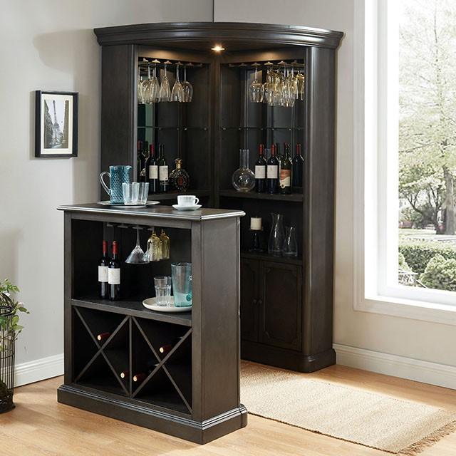 Voltaire Gray Bar Table - Marjories Furniture (Las Vegas, NV)