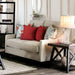 Nadene Ivory Love Seat - Marjories Furniture (Las Vegas, NV)