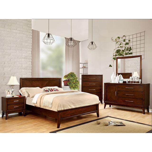 SNYDER Brown Cherry Chest - Marjories Furniture (Las Vegas, NV)