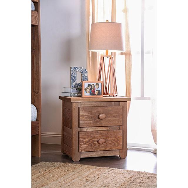 Lea Mahogany Night Stand - Marjories Furniture (Las Vegas, NV)