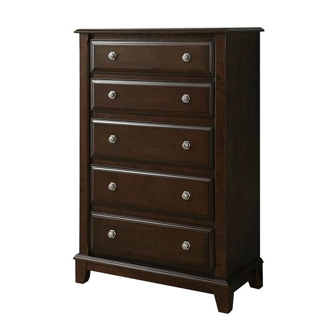 Litchville Brown Cherry Chest - Marjories Furniture (Las Vegas, NV)
