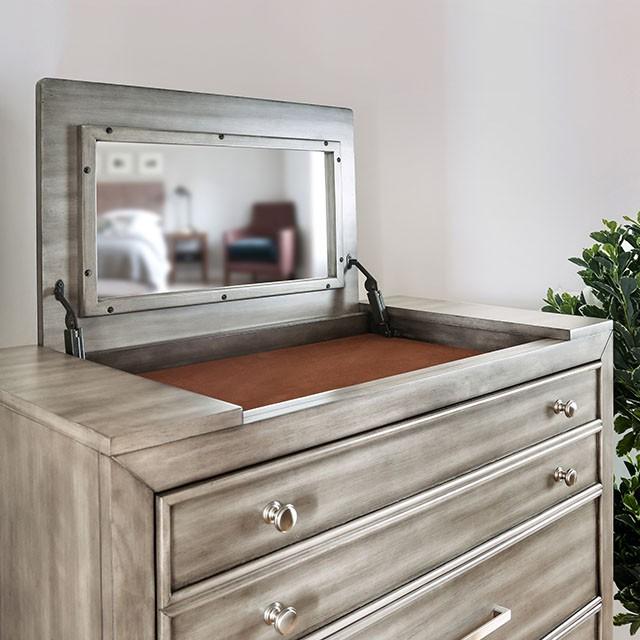 DAPHNE Gray Chest - Marjories Furniture (Las Vegas, NV)