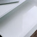 Loke White/Chrome Computer Desk - Marjories Furniture (Las Vegas, NV)