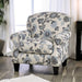 Nash Ivory Chair, Floral - Marjories Furniture (Las Vegas, NV)