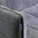 LYNDA Loveseat w/ Pillows, Dark Gray - Marjories Furniture (Las Vegas, NV)