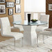 Mauna White Round Dining Table - Marjories Furniture (Las Vegas, NV)