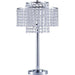 Kaitlyn Chrome 12"H Crystal Chrome Table Lamp - Marjories Furniture (Las Vegas, NV)