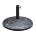 Lali 9 Ft Outdoor Umbrella + 21" Round Base - Marjories Furniture (Las Vegas, NV)
