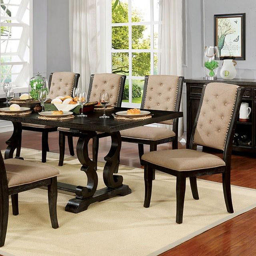Patience Dark Walnut Dining Table - Marjories Furniture (Las Vegas, NV)
