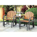 PERSE Dark Gray/Oak Rocking Chair - Marjories Furniture (Las Vegas, NV)