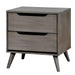 Lennart Gray Night Stand - Marjories Furniture (Las Vegas, NV)