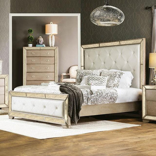 LORAINE Cal.King, E.King, & Queen Bed - Marjories Furniture (Las Vegas, NV)