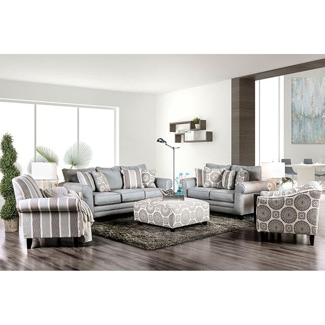 Misty Blue Gray Sofa - Marjories Furniture (Las Vegas, NV)