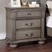 SYRACUSE Night Stand, Gray - Marjories Furniture (Las Vegas, NV)