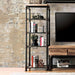Kebbyll Antique Black/Natural Tone Pier Cabinet - Marjories Furniture (Las Vegas, NV)