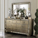 LORAINE Champagne Dresser - Marjories Furniture (Las Vegas, NV)