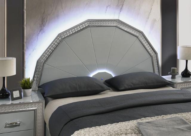 Cassiopeia E.King & Queen Bed Squre & Circular - Marjories Furniture (Las Vegas, NV)