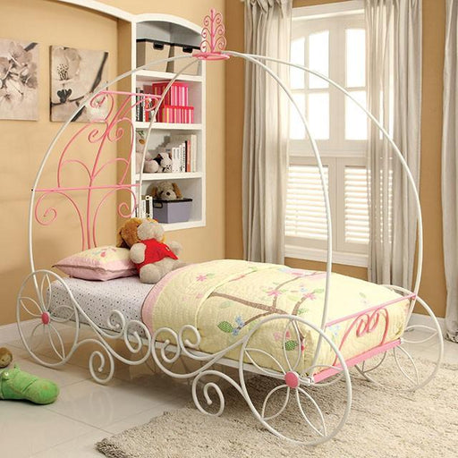 Enchant Bed Pink & White - Marjories Furniture (Las Vegas, NV)