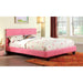 Evans E.King & Cal.King Bed Espressso, White, & Camel - Marjories Furniture (Las Vegas, NV)