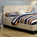 Evans E.King & Cal.King Bed Espressso, White, & Camel - Marjories Furniture (Las Vegas, NV)