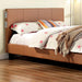 Evans E.King & Cal.King Bed Espressso, White, & Camel - Marjories Furniture (Las Vegas, NV)
