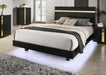 Lillestrom Bed Black - Marjories Furniture (Las Vegas, NV)