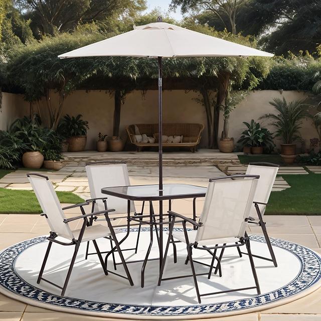 Fallone 7 Pc. Outdoor Dining Set - Marjories Furniture (Las Vegas, NV)