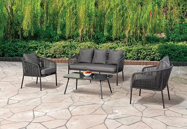 Myesha 4 Pc. Conversation Set - Marjories Furniture (Las Vegas, NV)