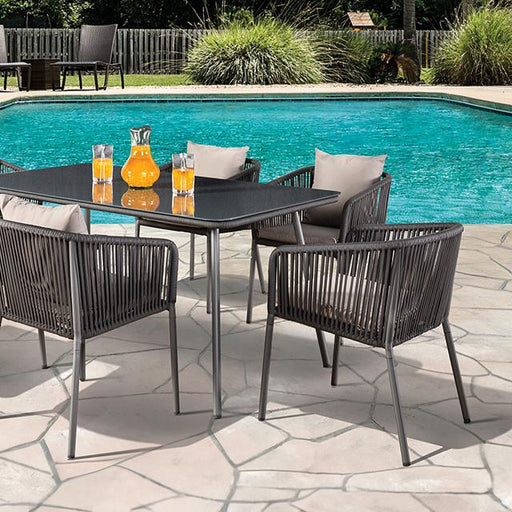 Tushari 8 Pc. Outdoor Dining Set - Marjories Furniture (Las Vegas, NV)