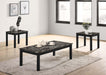 Liihfd 3-Pcs Coffee Table Set in Marble Black - Marjories Furniture (Las Vegas, NV)
