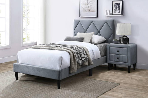 Liihcc Twin Bed in Grey - Marjories Furniture (Las Vegas, NV)
