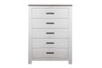Chuint Chest in Whitewash + Smoking Grey - Marjories Furniture (Las Vegas, NV)