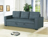 Haoind Convertible Sofa in Blue Grey - Marjories Furniture (Las Vegas, NV)