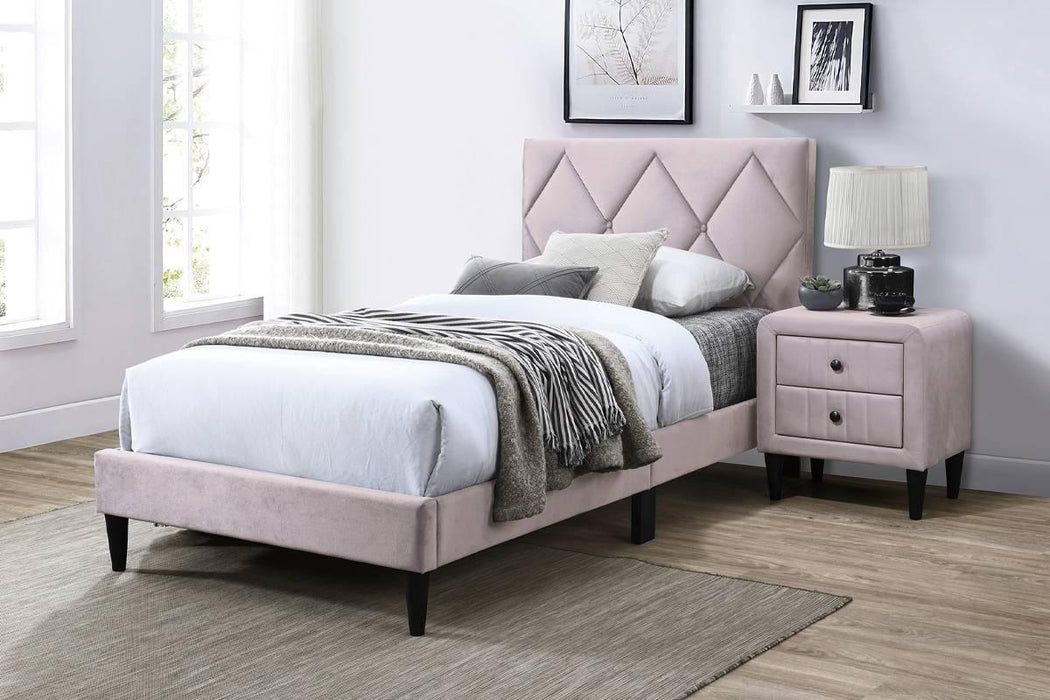 Liihcc Full Bed in Light Pink - Marjories Furniture (Las Vegas, NV)